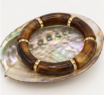 Chunky Acrylic Tube Bracelet