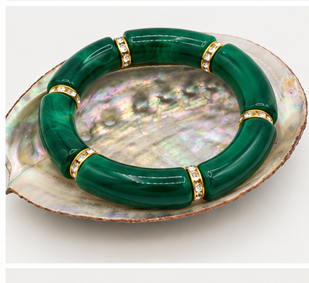 Chunky Acrylic Tube Bracelet