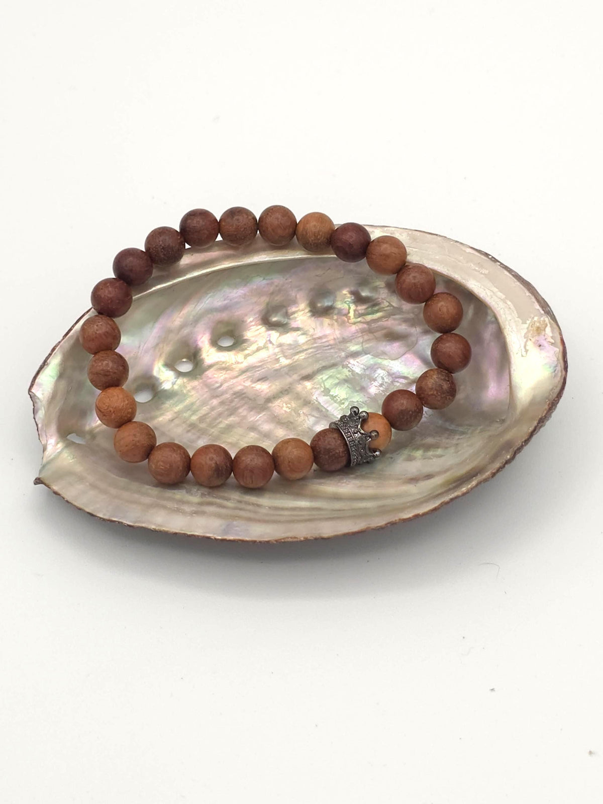 Brown Crown Charm Bracelet