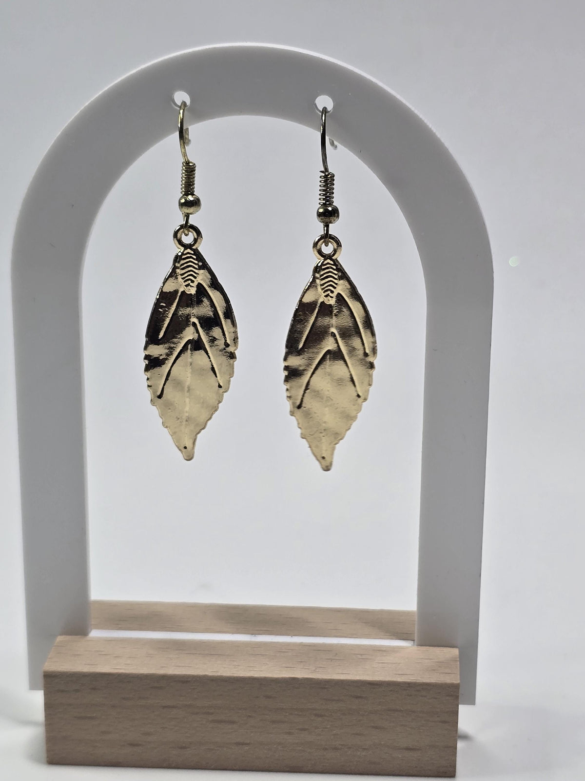 Gold Leaf Earrings