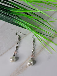 Pearl Chain Drop Earrings