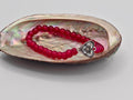 Rhinestone Heart Beaded Bracelet