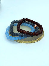 8mm Glass Bead Stretch Bracelet
