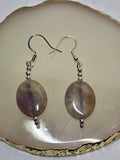 Fluorite Gemstone Drop Earrings