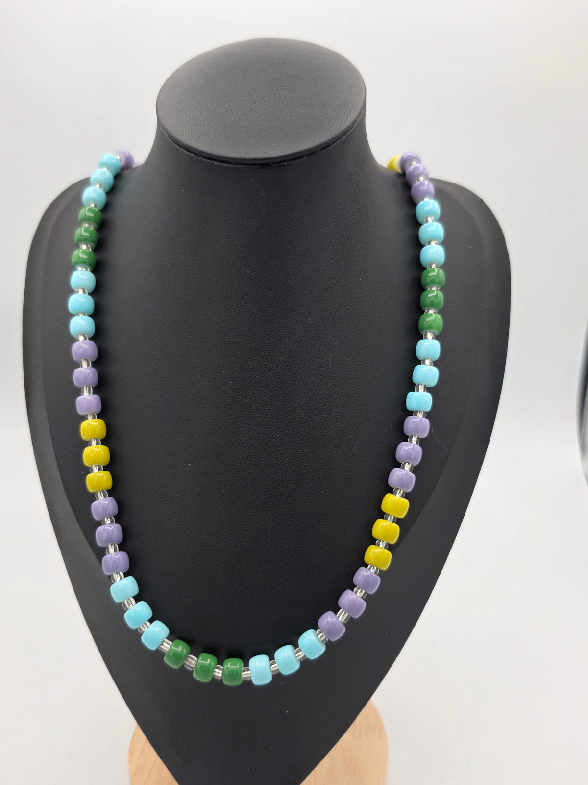 Color Pop Glass Bead Necklace