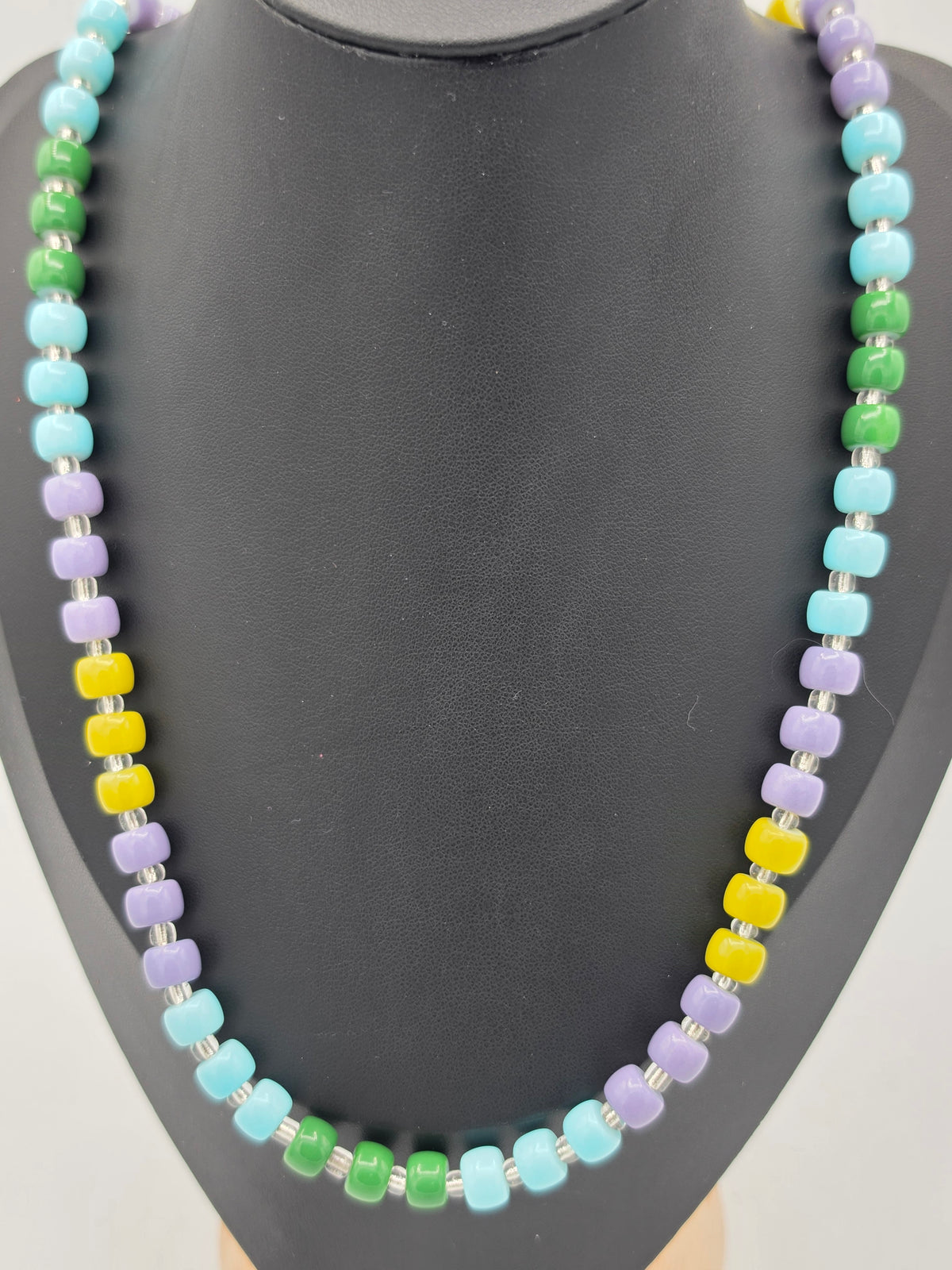 Color Pop Glass Bead Necklace