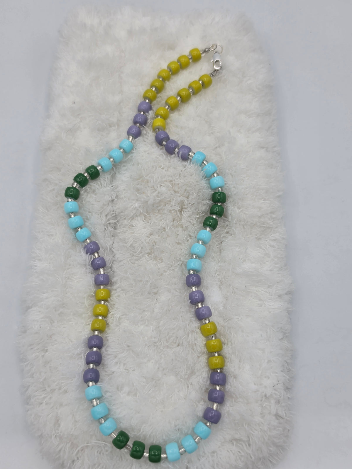 Color Pop Glass Bead Necklace