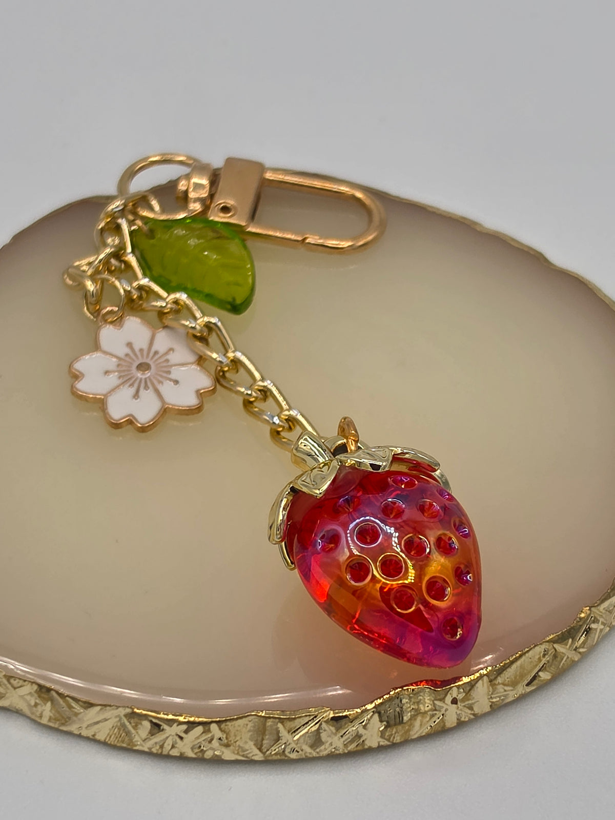 Strawberry Keychain & Bag Charm