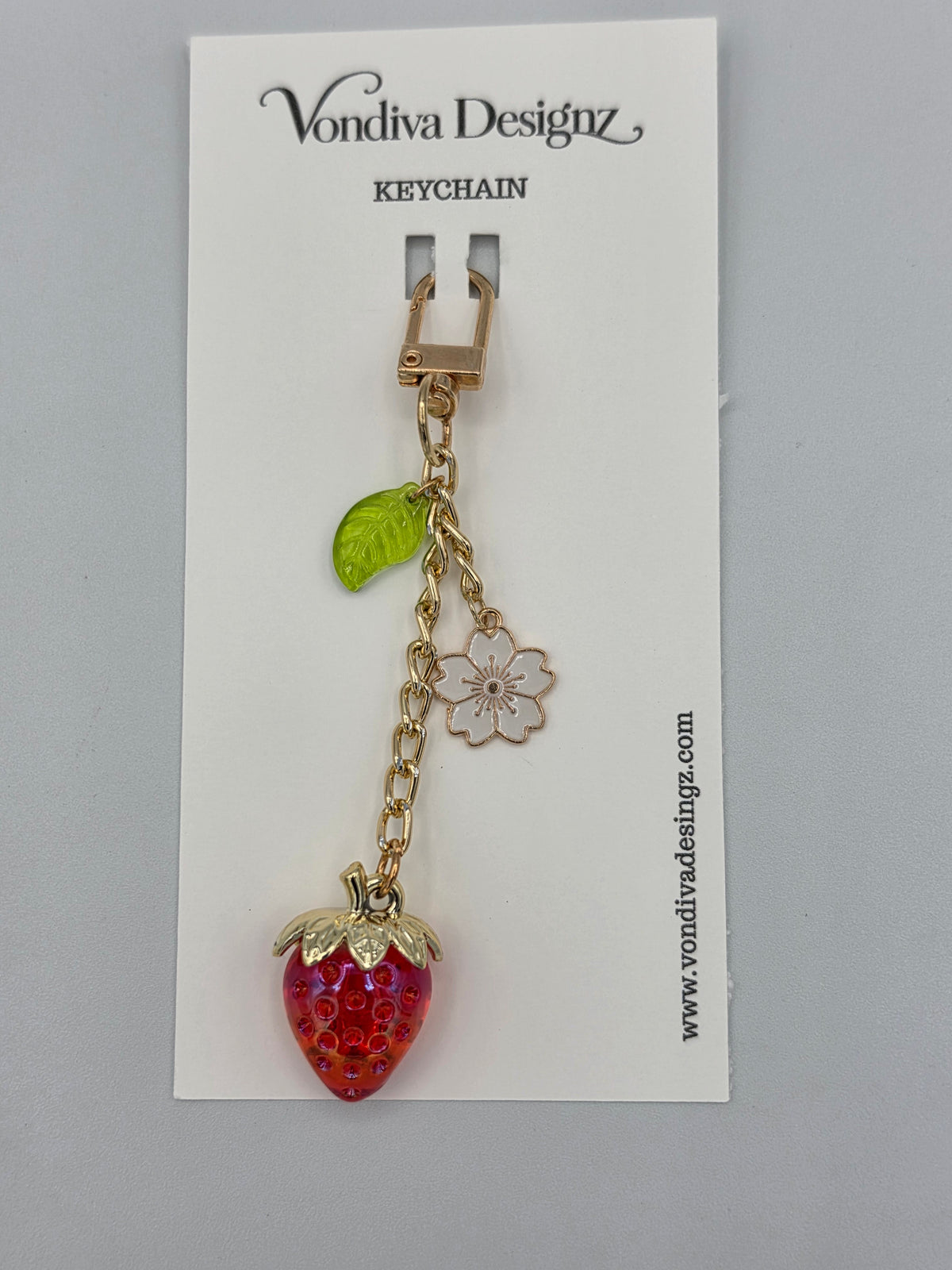 Strawberry Keychain & Bag Charm