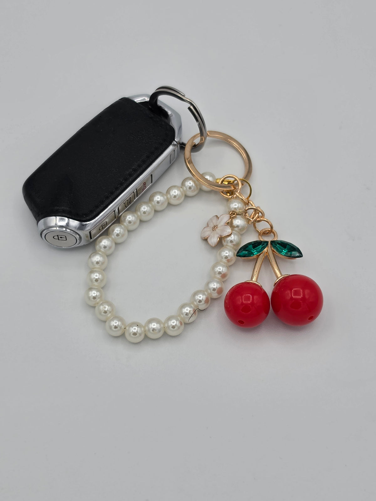Cherry Pearl Keychain & Bag Charm