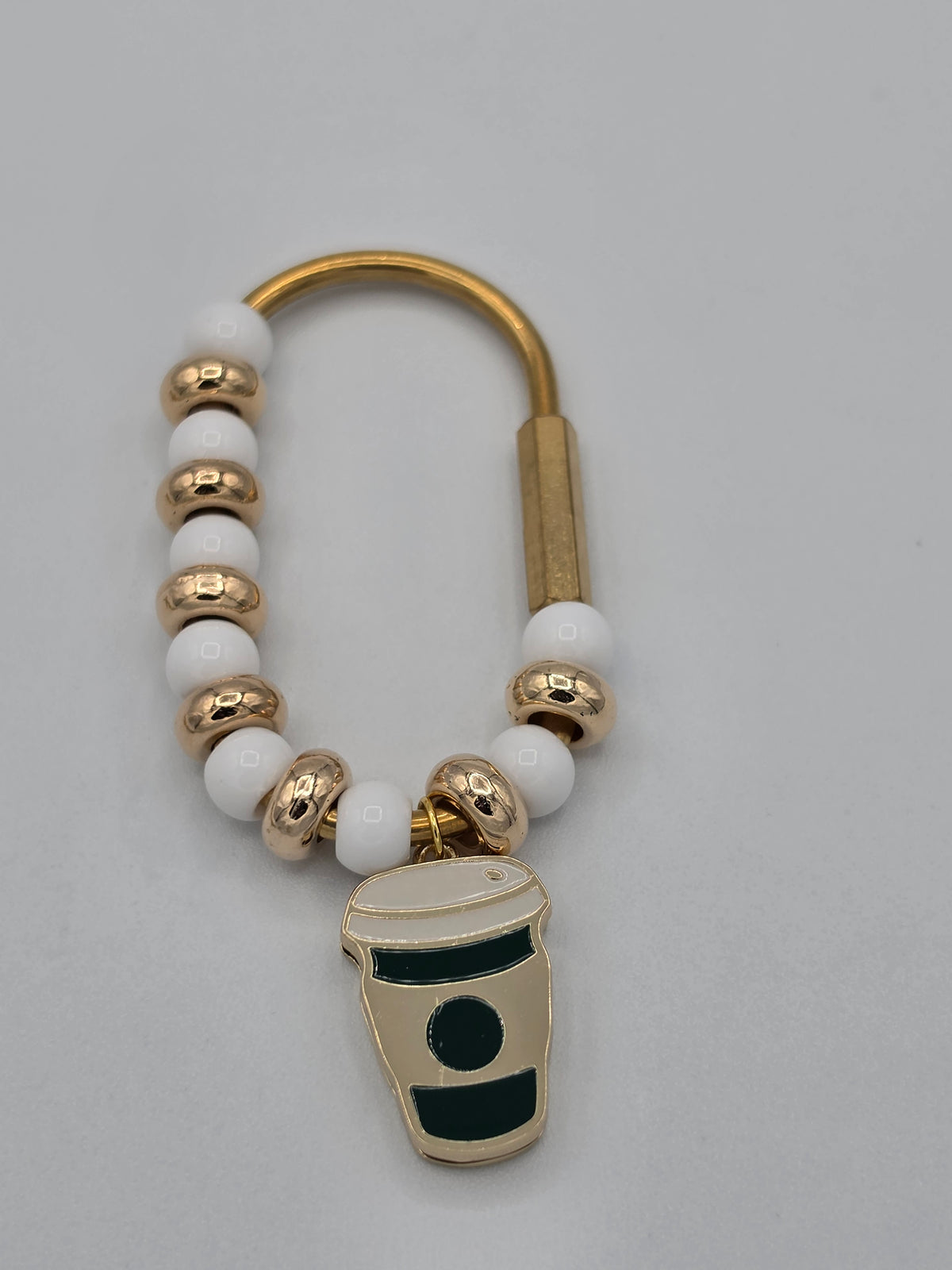 Coffee Lover Beaded Purse Hook
