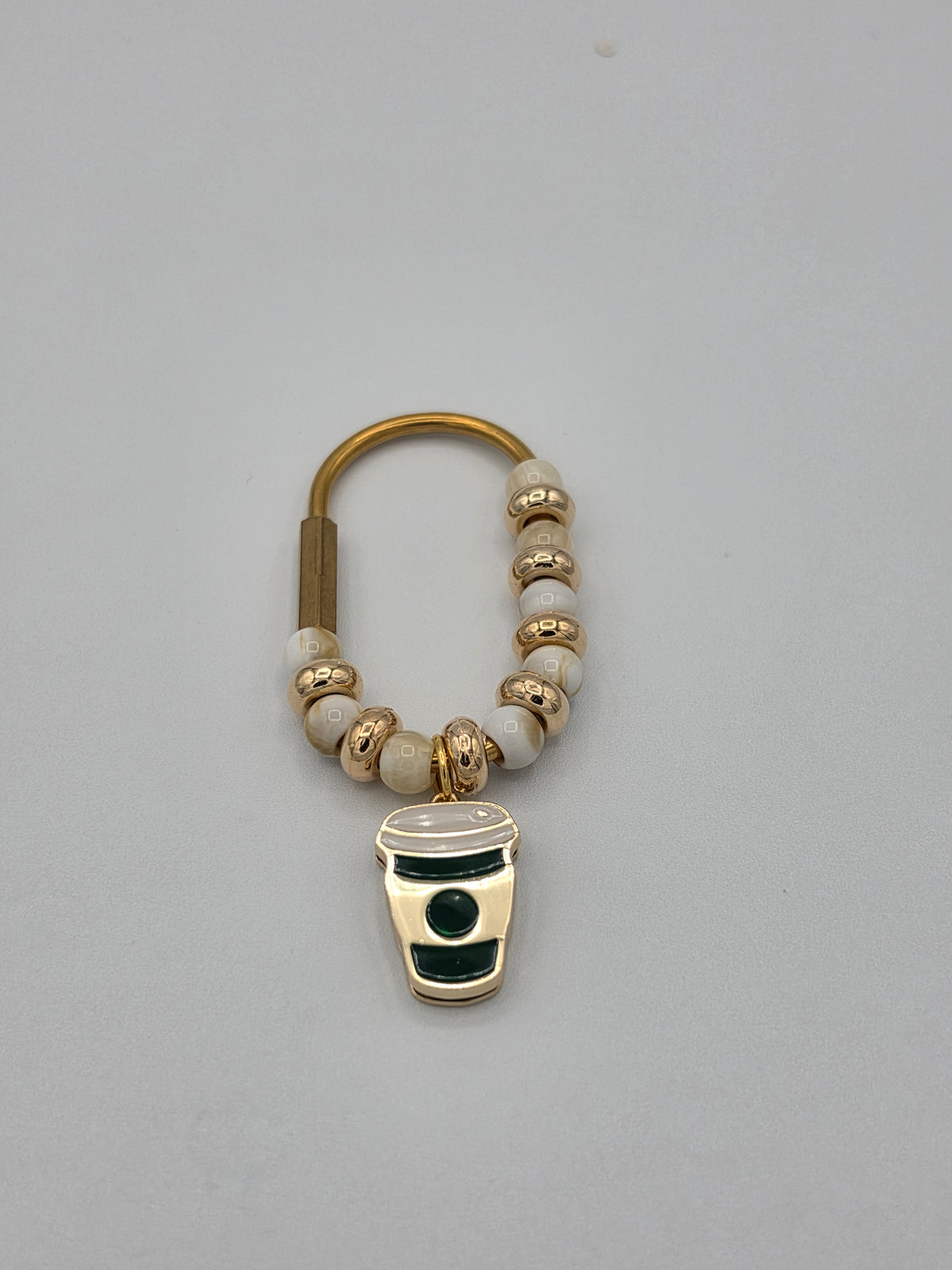 Coffee Lover Beaded Purse Hook
