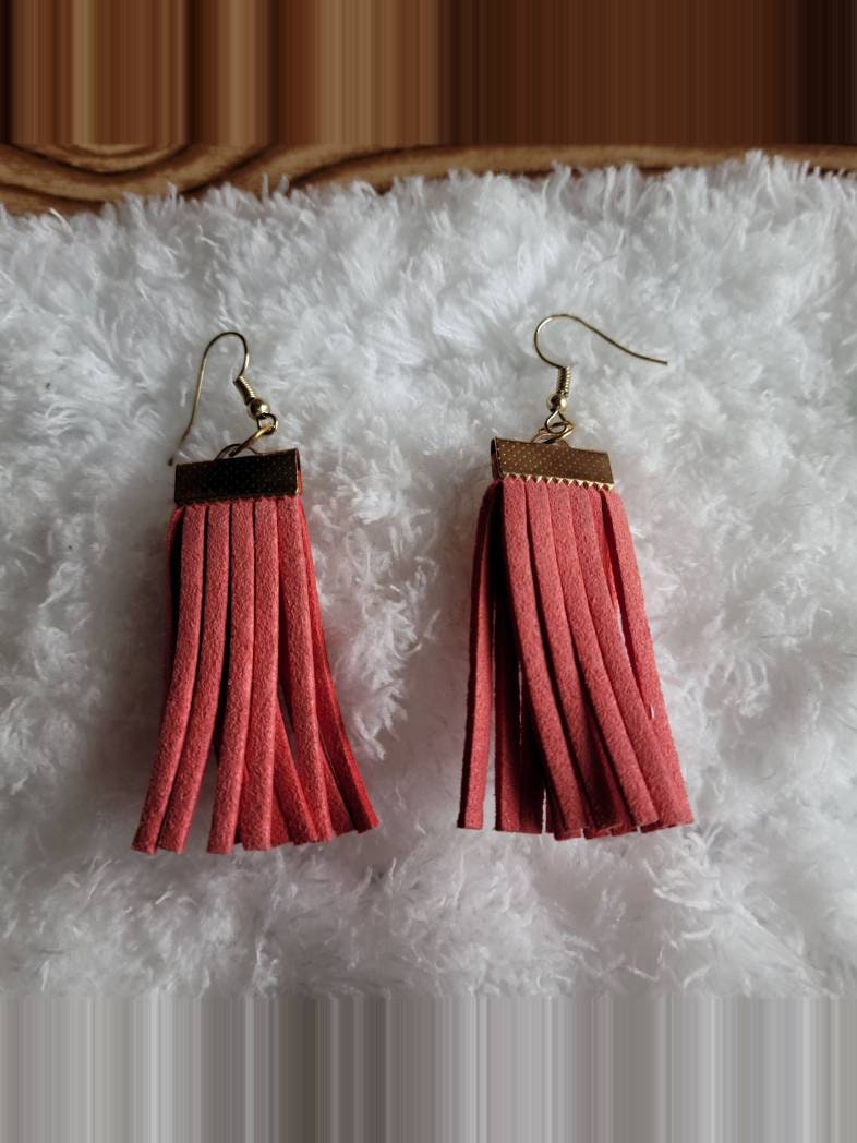 Tassel Earrings |  Dangle Earrings | Handmade Statement Jewelry