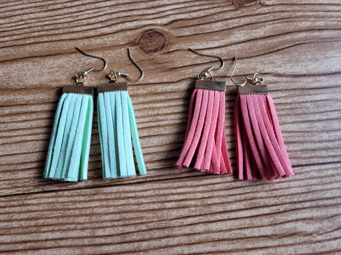 Tassel Earrings |  Dangle Earrings | Handmade Statement Jewelry