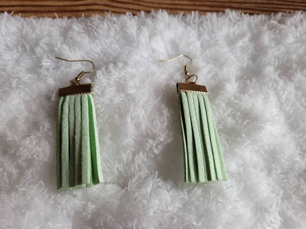 Tassel Earrings |  Dangle Earrings | Handmade Statement Jewelry