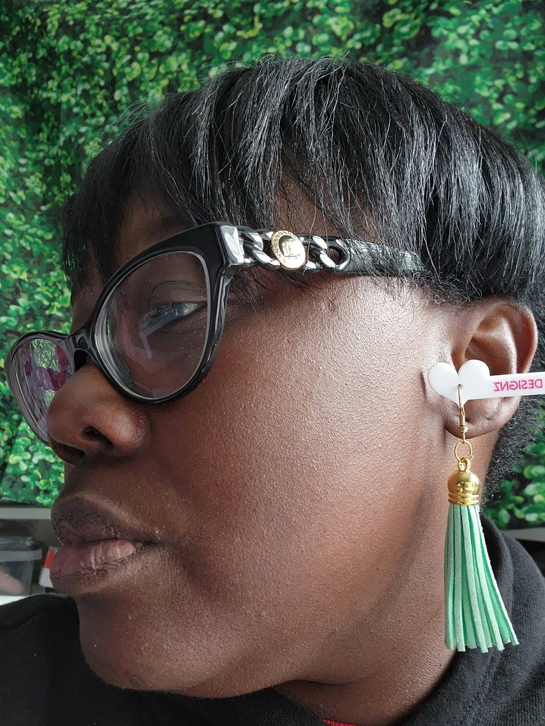 Tassel earrings/suede tassel jewelry/suede earrings