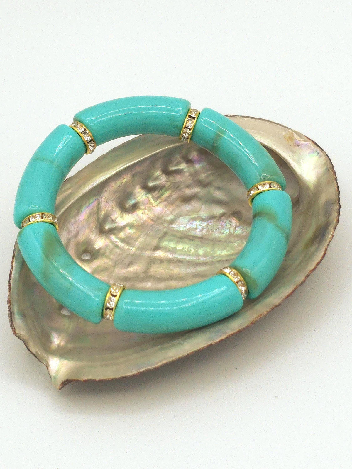 Chunky Acrylic Tube Bracelet
