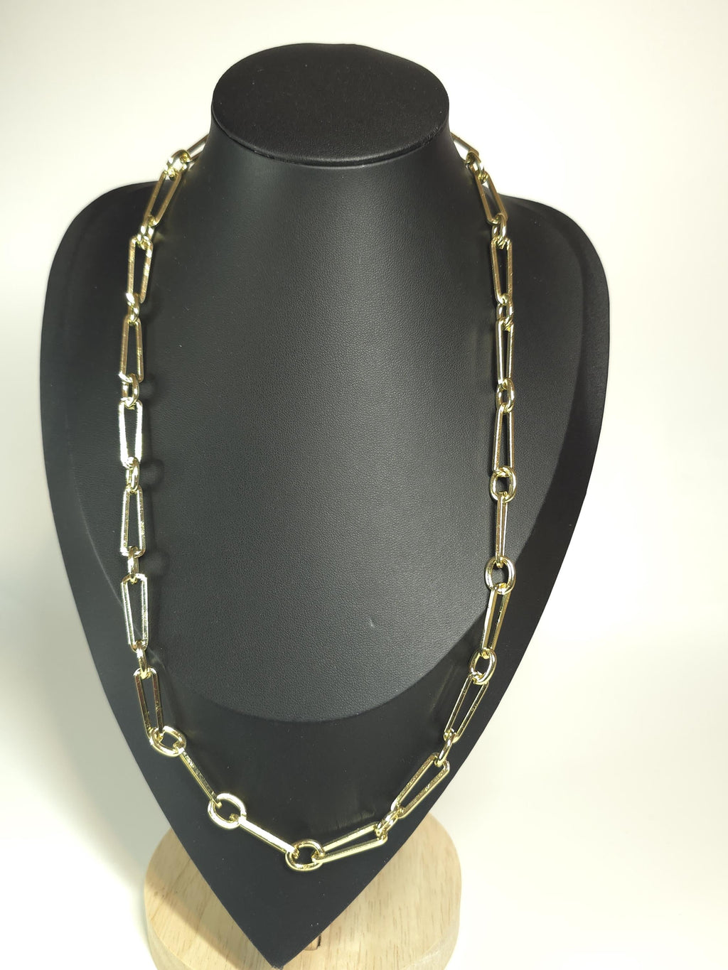 Gold Paperclip Chain Necklace