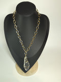 Faux Quartz Crystal Necklace