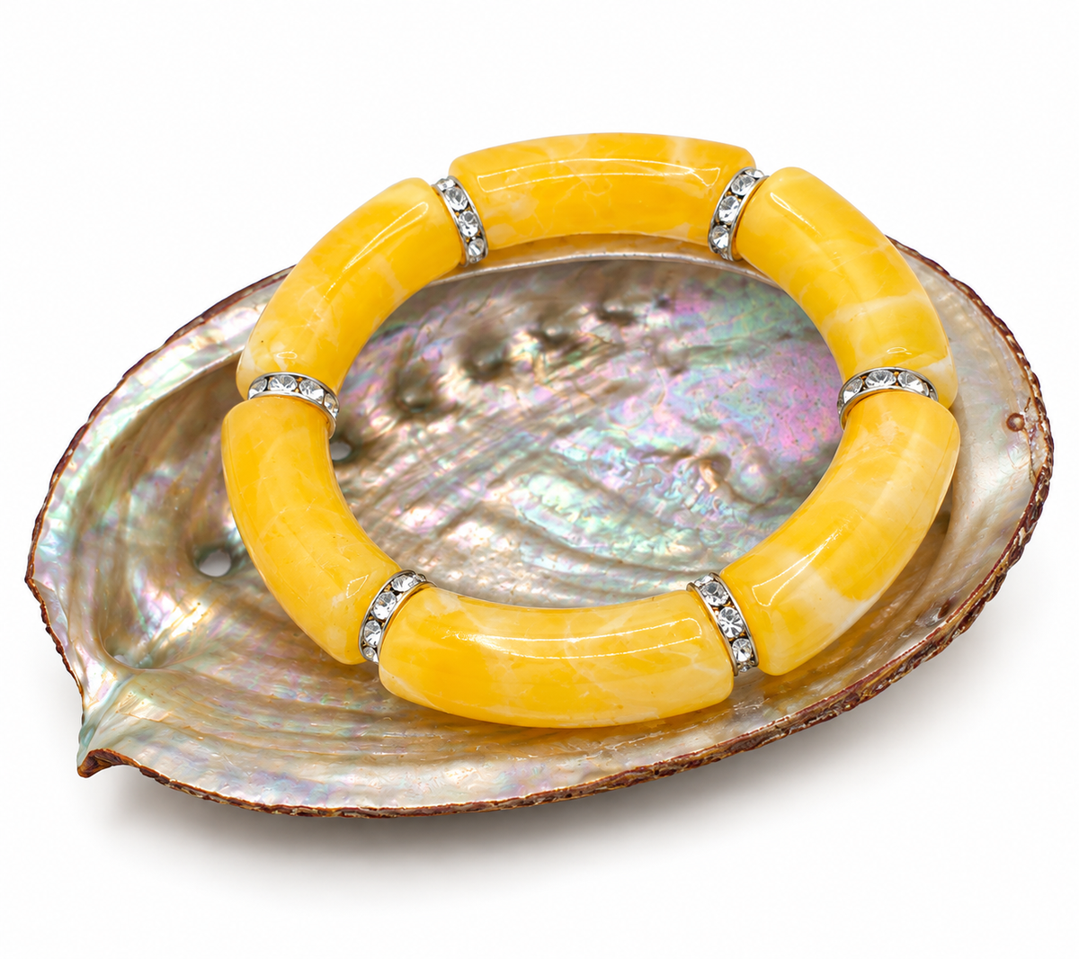 Chunky Acrylic Tube Bracelet