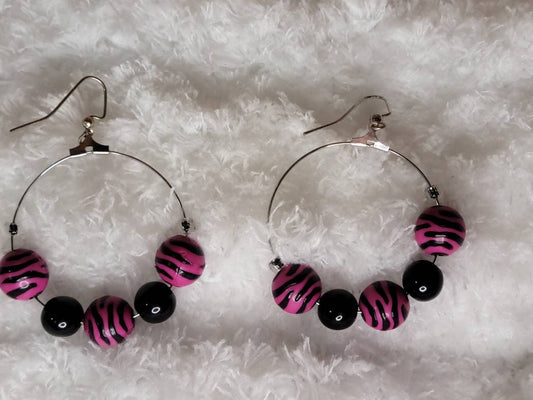 Zebra print Earrings
