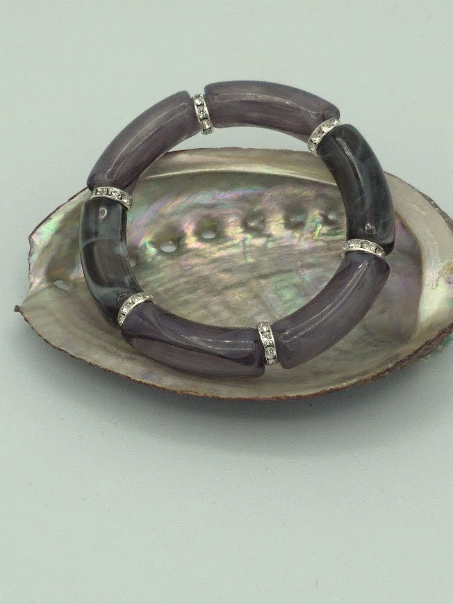 Chunky Acrylic Tube Bracelet