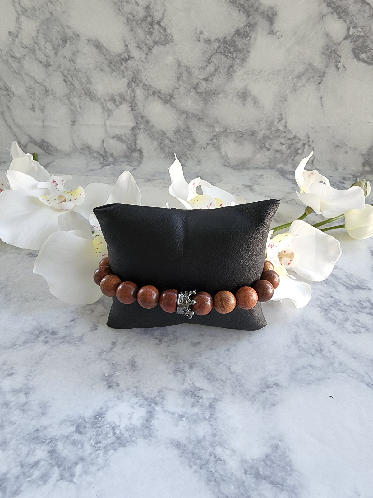 Brown Crown Charm Bracelet